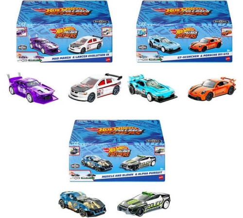  hot wheels hpr91 Набор из 2 гоночных машин (в асс.)