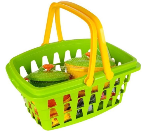  4456 set de veselă și ustensile &icirc;n coș (24 el.)