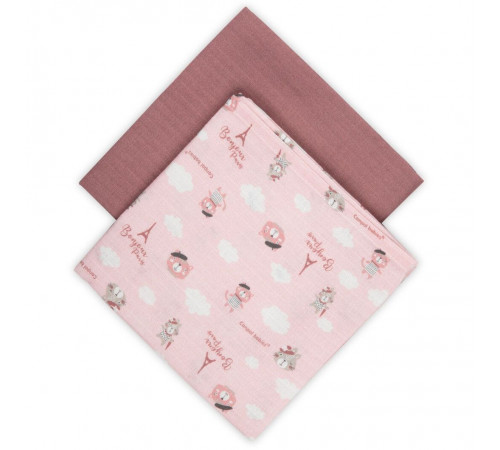 canpol  26/901_pin Муслиновые пелёнки 2 шт. (70х70 см.)