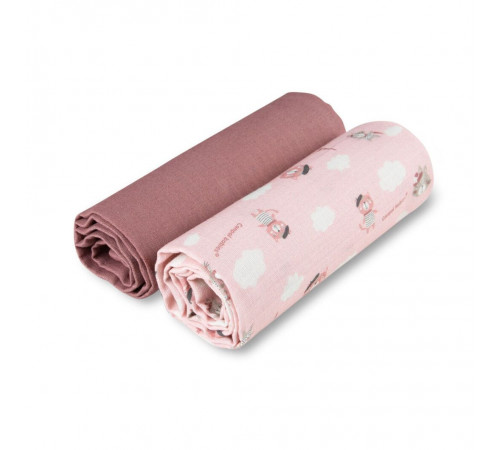 canpol  26/901_pin Муслиновые пелёнки 2 шт. (70х70 см.)