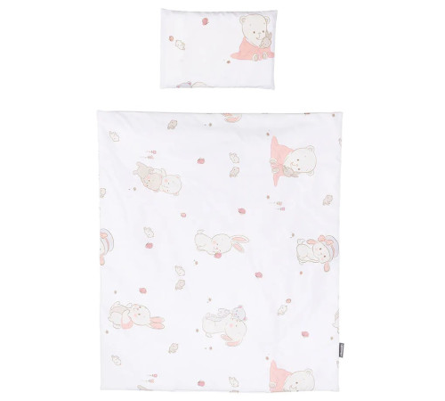  chipolino koscloset0254be lenjerie de pat pentru leagăn  (4 buc.) iepuraș