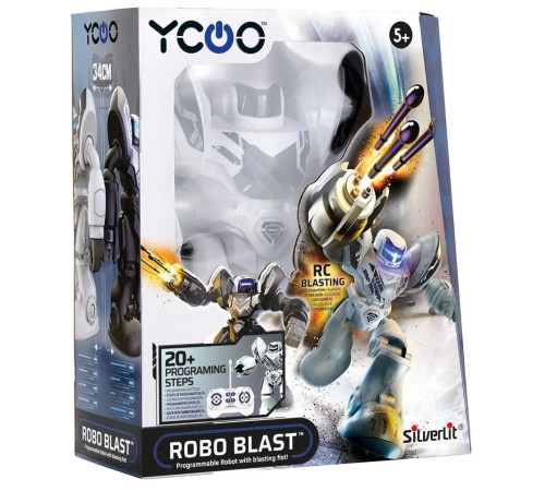 ycoo 7530-88061 robot cu radio control "robo blast" în sort.