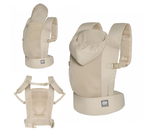 kinderkraft marsupiu ergonomic "carrybee" (bej)