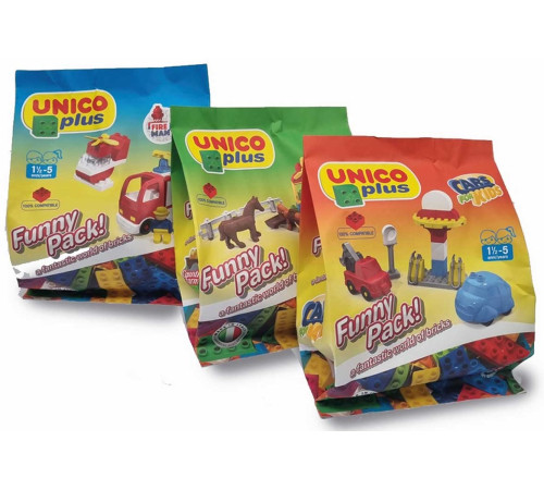  androni 8517-0000 Конструктор unicoplus "funnypack" (46 дет.) в асс.