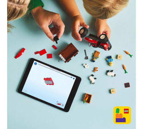 lego city 60461 Конструктор "Трактор с прицепом" (116 дет.)