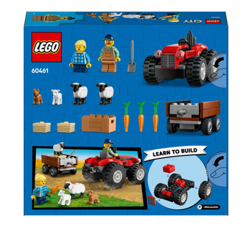 lego city 60461 Конструктор "Трактор с прицепом" (116 дет.)
