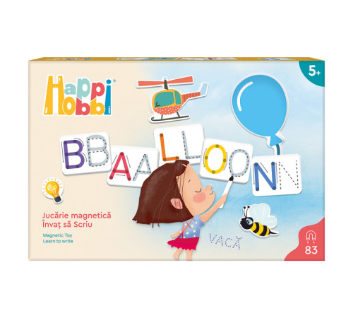 Детский&nbsp;магазин в Кишиневе в Молдове as kids 1029-64557 Детская развивающая магнитная игра happihobbi "Учусь писать"