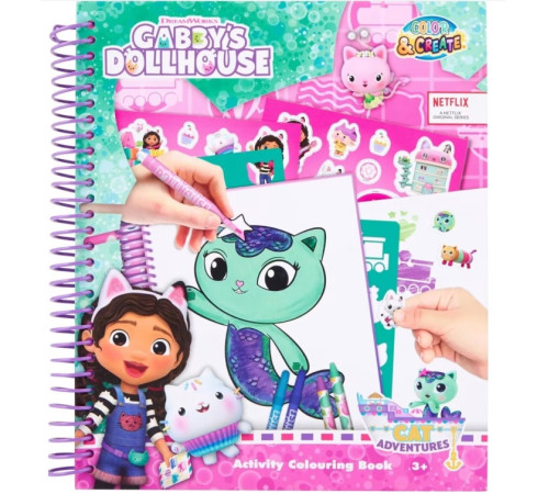 Canenco Gd24356 Carte de colorat "Gabby's Dollhouse"  canenco gd24356 carte de colorat "gabby's dollhouse"