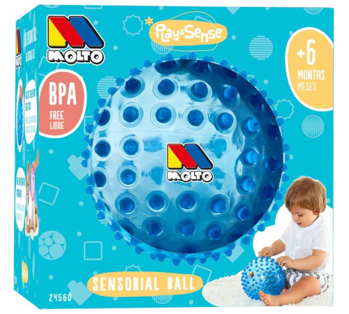 Детский магазин в Кишиневе в Молдове molto 24560 Сенсорный мяч (20 см.) синий