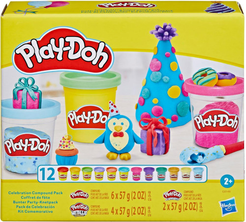  play-doh g0149 has pd set "celebration compound pack" (12 buc.)