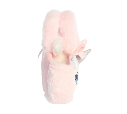 aurora fancy pals 220104j unicorn de pluș &icirc;ntr-o pungă (20 cm)