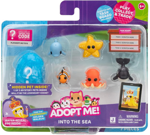 roblox adopt me! ame0017-3 set de 6 figurine "pets multipack" (in sort.)