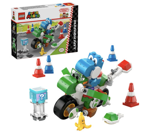 lego super mario 72031 Конструктор mario kart – yoshi bike (133 эл.)
