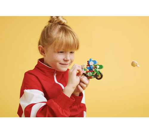 lego super mario 72031 Конструктор mario kart – yoshi bike (133 эл.)