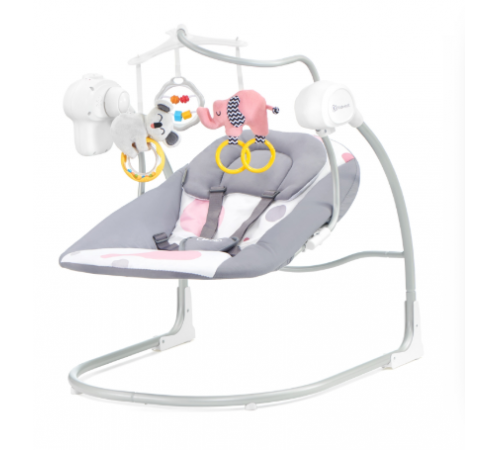  kinderkraft Электронные качели minki (до 9 кг.) розовый
