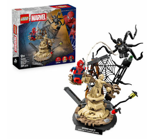 lego marvel 76334 constructor "spider-man vs. sandman" (201 el.)