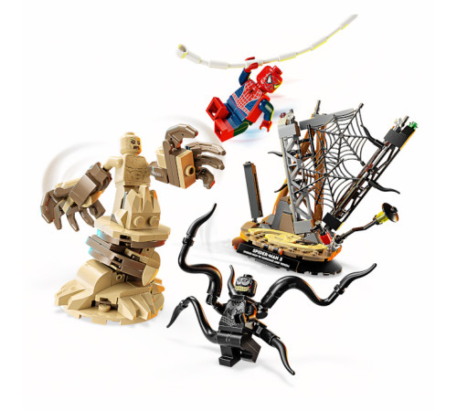 lego marvel 76334 constructor "spider-man vs. sandman" (201 el.)