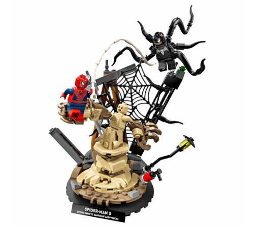 lego marvel 76334 constructor "spider-man vs. sandman" (201 el.)