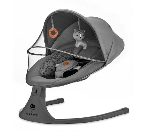  kinderkraft leagan electronic lumi 2 (p&acirc;nă la 9 kg.) dark grey