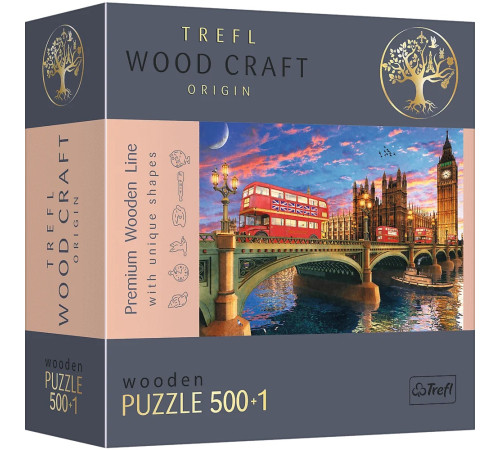  trefl 20155 Пазлы "Вестминстерский дворец, Биг Бен, Лондон" (501 эл.)