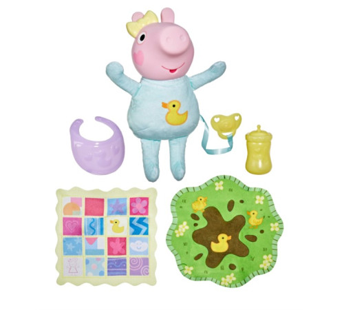 peppa pig g1637 păpușă interactivă evie "grohăieli și &Icirc;mbrățișări"