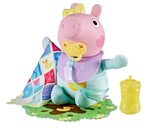 peppa pig g1637 păpușă interactivă evie "grohăieli și &Icirc;mbrățișări"