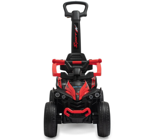 baby mix 56317 mașină cu mâner  "mega prime eva" rosu