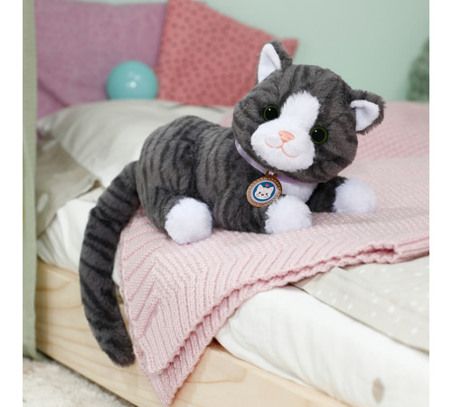 zapf creation 837580 pisicuță interactivă cu cutie baby born "my cat cookie"