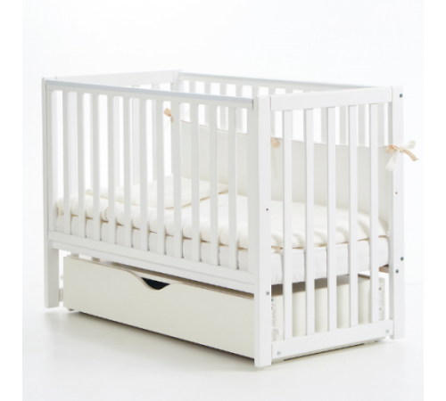 veres 13.1.1.20.06 patuț pentru copii "Соня ЛД13" (alb)  