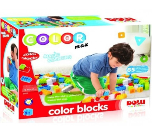 Jucării pentru Copii - Magazin Online de Jucării ieftine in Chisinau Baby-Boom in Moldova dolu 5014 constructor "color max" (85 el.)