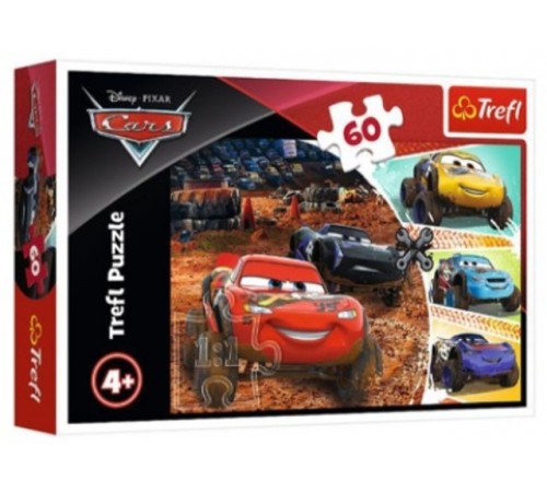  trefl 17327 puzzle "lightning mcqueen cu prietenii" (60 el.)