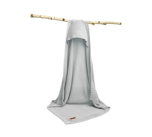 sensillo-43494 pătură din bambus cu glugă (90 x 85 cm) gri