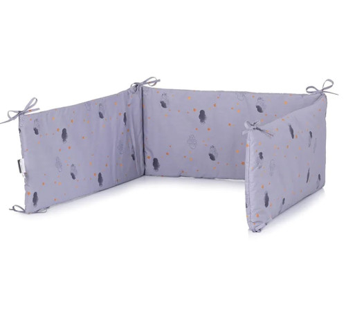  chipolino protectie laterala pentru patut spbump02506 (30x180 cm.) nori\gri