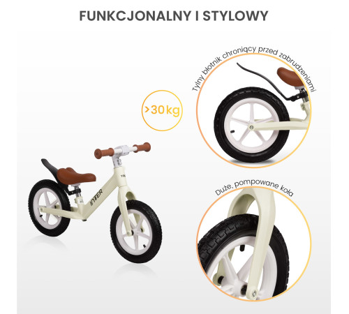 toyz-02541 bicicletă de echilibru "inter" (mint)