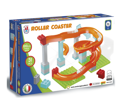 androni 8634-0000 constructor-track "roller coaster" (31 el.) 