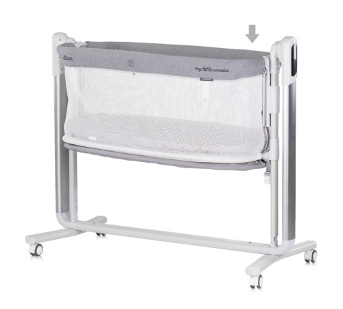 chipolino koul02502gry patut-leagăn electric "ultima" gri