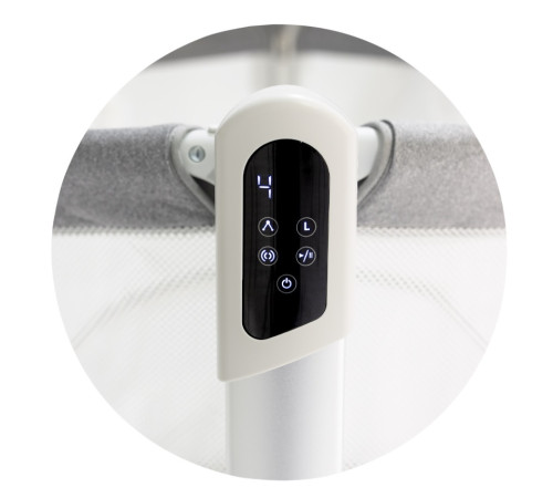 chipolino koul02502gry patut-leagăn electric "ultima" gri