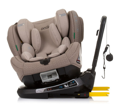 chipolino scaun auto "i-size isofix 360 peak" stkpk02403ma (40-150 cm.) macadamia