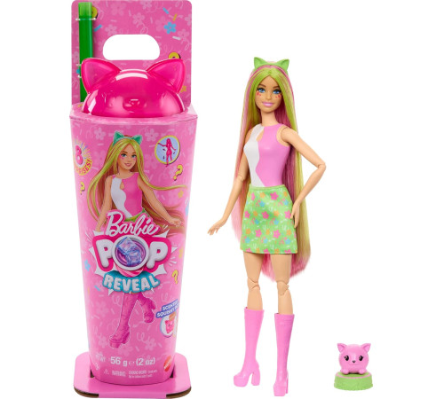 barbie jcn88 papusa "pop reveal" seria "costume party" - pisicuta