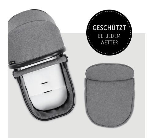 hauck carucior pentru gemeni 2in1 atlantic twin melange grey