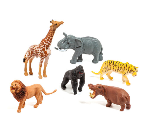 molto 23251 set de figurine "fauna wild animals" (6 buc.)