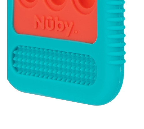 nuby nv06030 Прорезыватель "phone sensory popper teething toy" (3 м+)