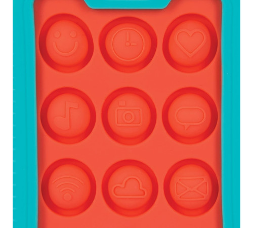 nuby nv06030 Прорезыватель "phone sensory popper teething toy" (3 м+)