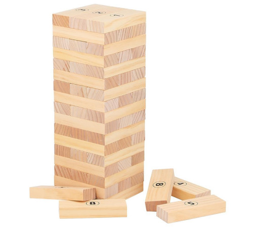 tooky toy th534 joc de masă "jenga giant"