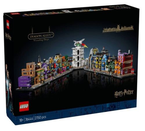  lego harry potter 76444 Конструктор  "Аллея diagon: Волшебные магазины" (2750 дет.)