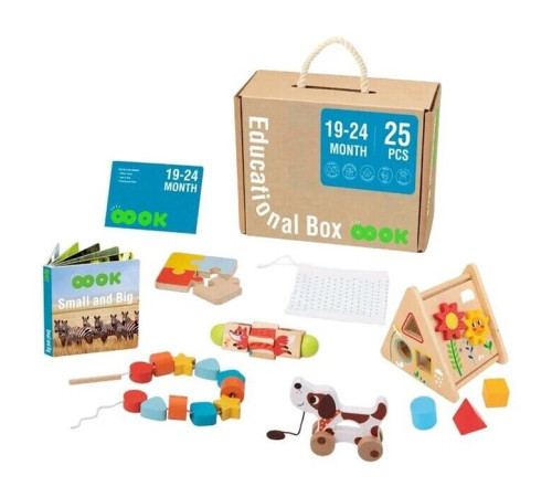  tooky toy tk753 set de jucarii pentru dezvoltare "educational box" (25 articole)