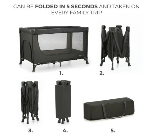 kinderkraft Манеж joy серый