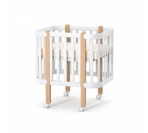 veres 05.1.1.21.06 opțiune cu saltea "patut-leagan ЛД5 monaco" (80x60 cm.) alb