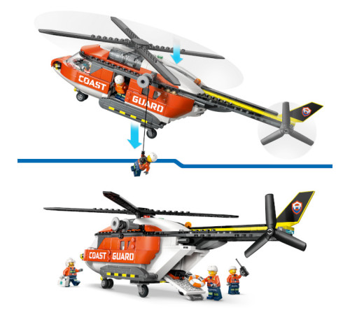 lego city 60503 constructor "elicopterul pazei de coastă" (551 el.)