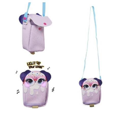 purse pets 6064689 geantă interactivă-animale de companie "treat yo self" (in sort.)